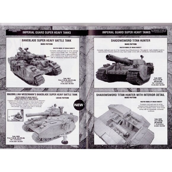 Forge World 2001 Catalogue No. 1 Warhammer 40K Resin Models Terrain VG - Picture 3 of 8